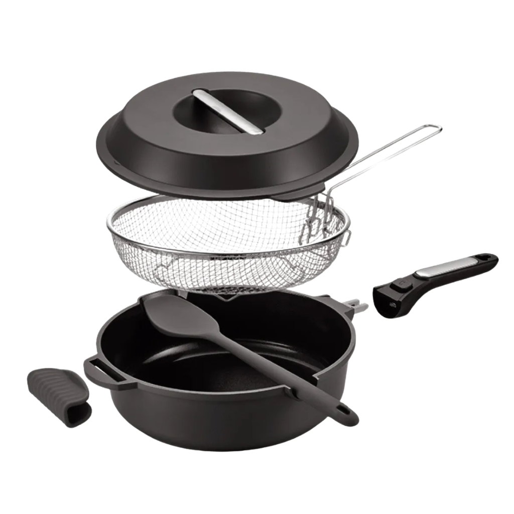 BATERIA COCINA CAROL 10 USOS DE ALUMINIO FUNDIDO 