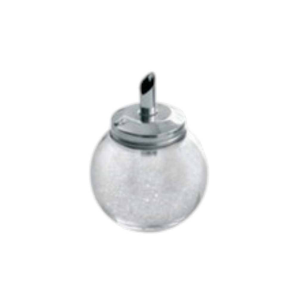AZUCARERA CAROL 3028 VIDRIO CON TAPA ACERO INOX
