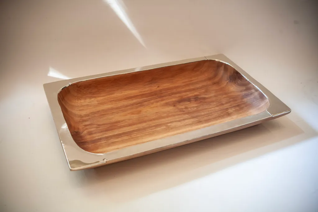 CUENCO PACARA RECTO MADERA 45CM