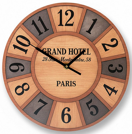 RELOJ DE PARED SIN VIDRIO 29 CM PL3091