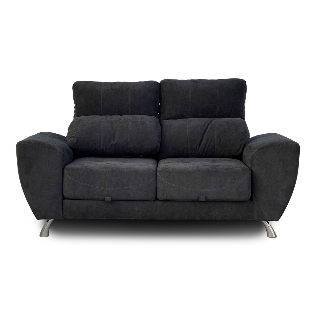 SOFA ECLIPSE 2 CUERPOS 190X97 G4 PANA BEST GRIS OSCURO
