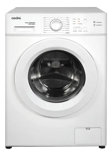 LAVARROPAS CODINI AIAFE6010B 6KG INVERTER CARGA FRONTAL BLANCO 