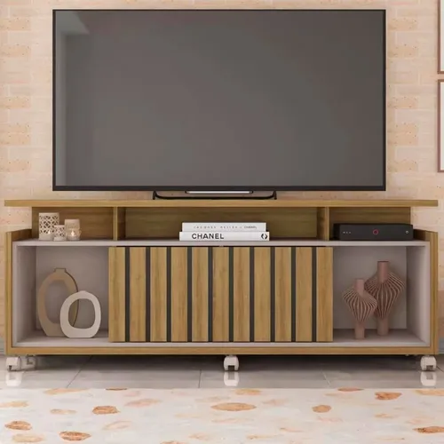 RACK TV CAEMMUN OASIS 1.60 MIEL CACAO M0001007
