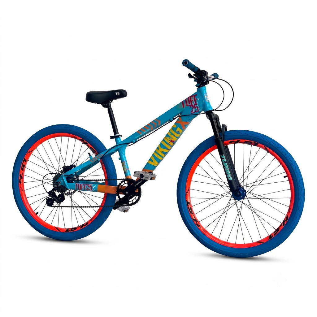 BICICLETA VIKING TUFF 25 ESPECIAL R26 7 VEL FRENO HIDRAULICO MASA TRONADORA BRUTUS 