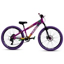 BICICLETA VIKING TUFF 25 ESPECIAL R26 7 VEL FRENO HIDRAULICO MASA TRONADORA CUB COLOR