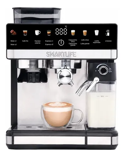 CAFETERA SMART LIFE EXPRESSO SL-ECGDM5750 DIGITAL CON MOLINILLO