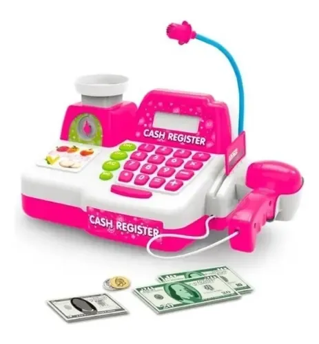 CAJA REGISTRADORA ZAKI CON MICROFONO Y ACCESORIOS 
