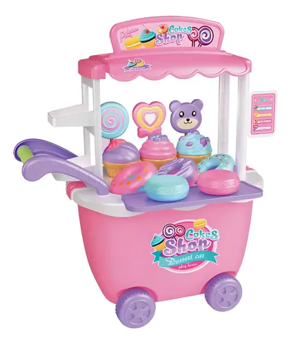 CARRITO DE DULCES CAKE SHOP ROSA AM11996617