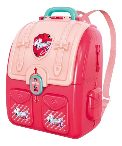 MOCHILA BEAUTY ZIPPY ZPY110216B CON ACCESORIOS 