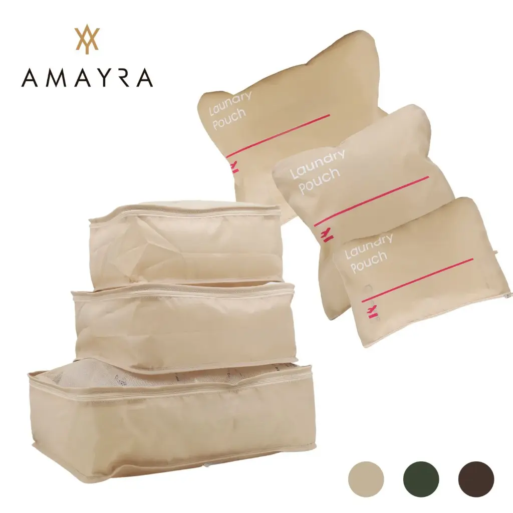 ORGANIZADOR DE VIAJE AMAYRA 6 PIEZAS 67.0100001