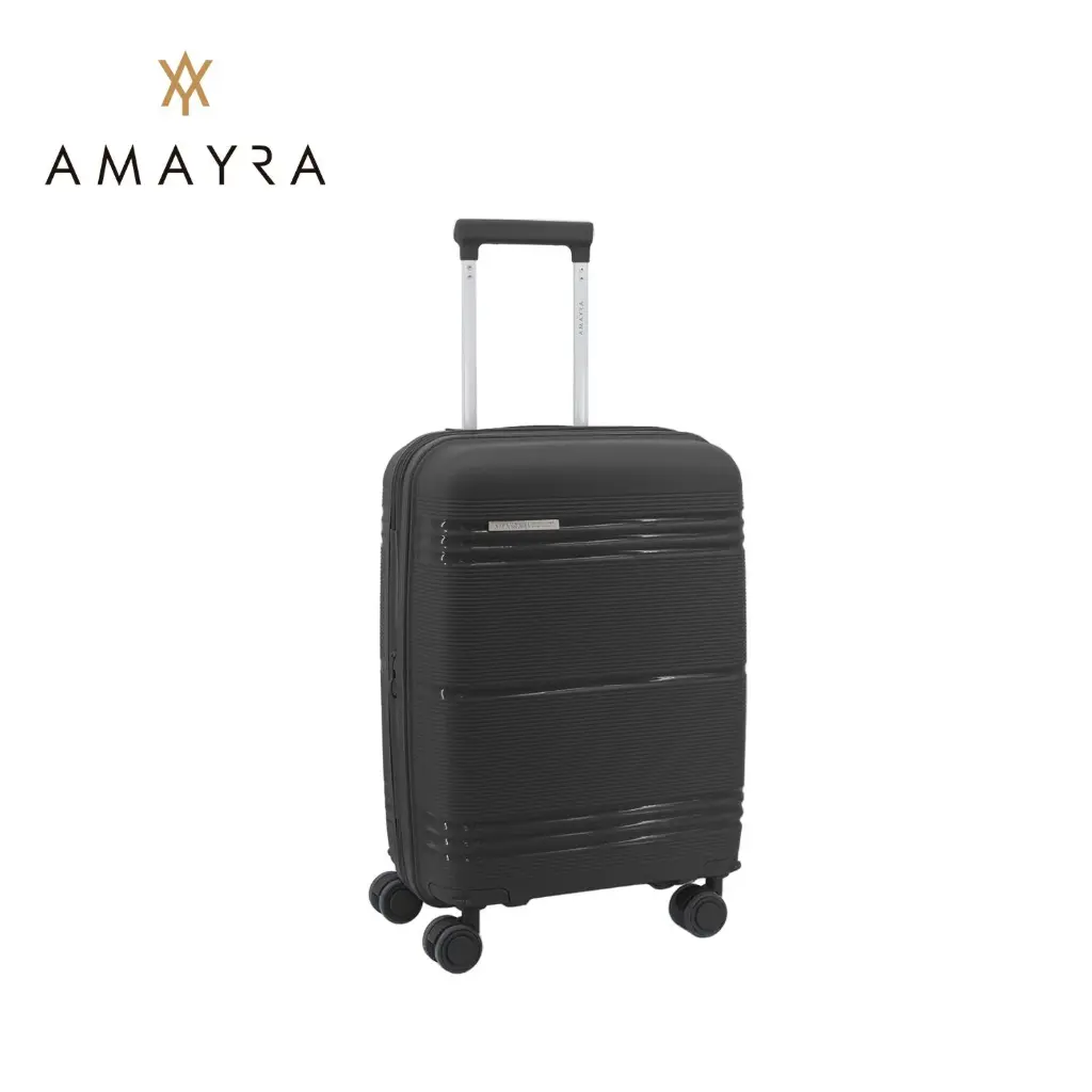 VALIJA AMAYRA 20" PP NEGRO 67.8018N20