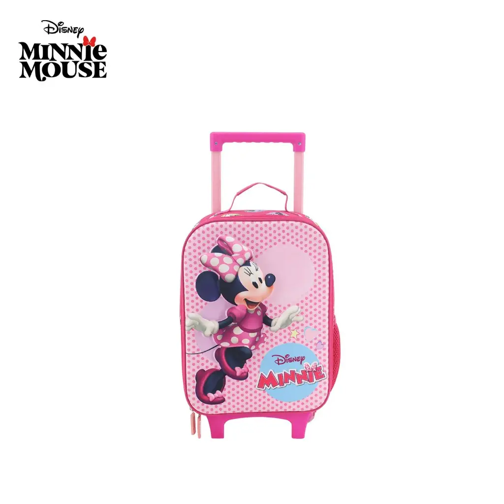 VALIJA DISNEY MINNIE 14" CON PORTA BOTELLAS 70.3303X 