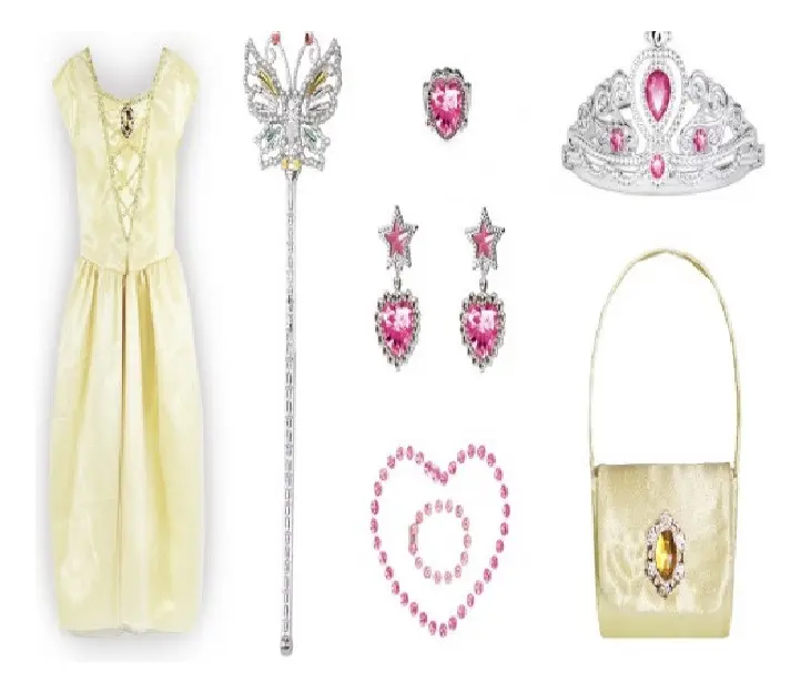 DISFRAZ DE PRINCESA CON ACCESORIOS DI22