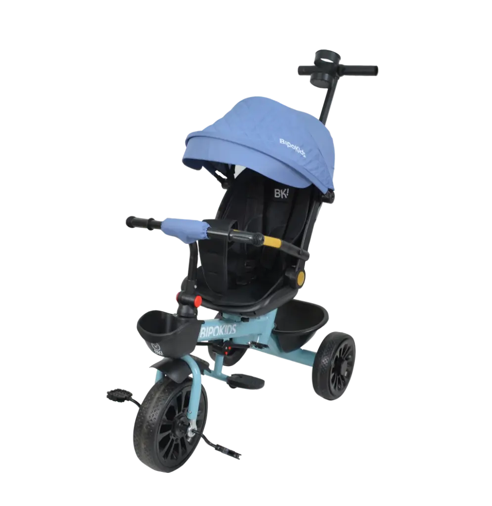 TRICICLO BIPOKIDS REVERSIBLE CON RESPALDO RECLINABLE TR 9900