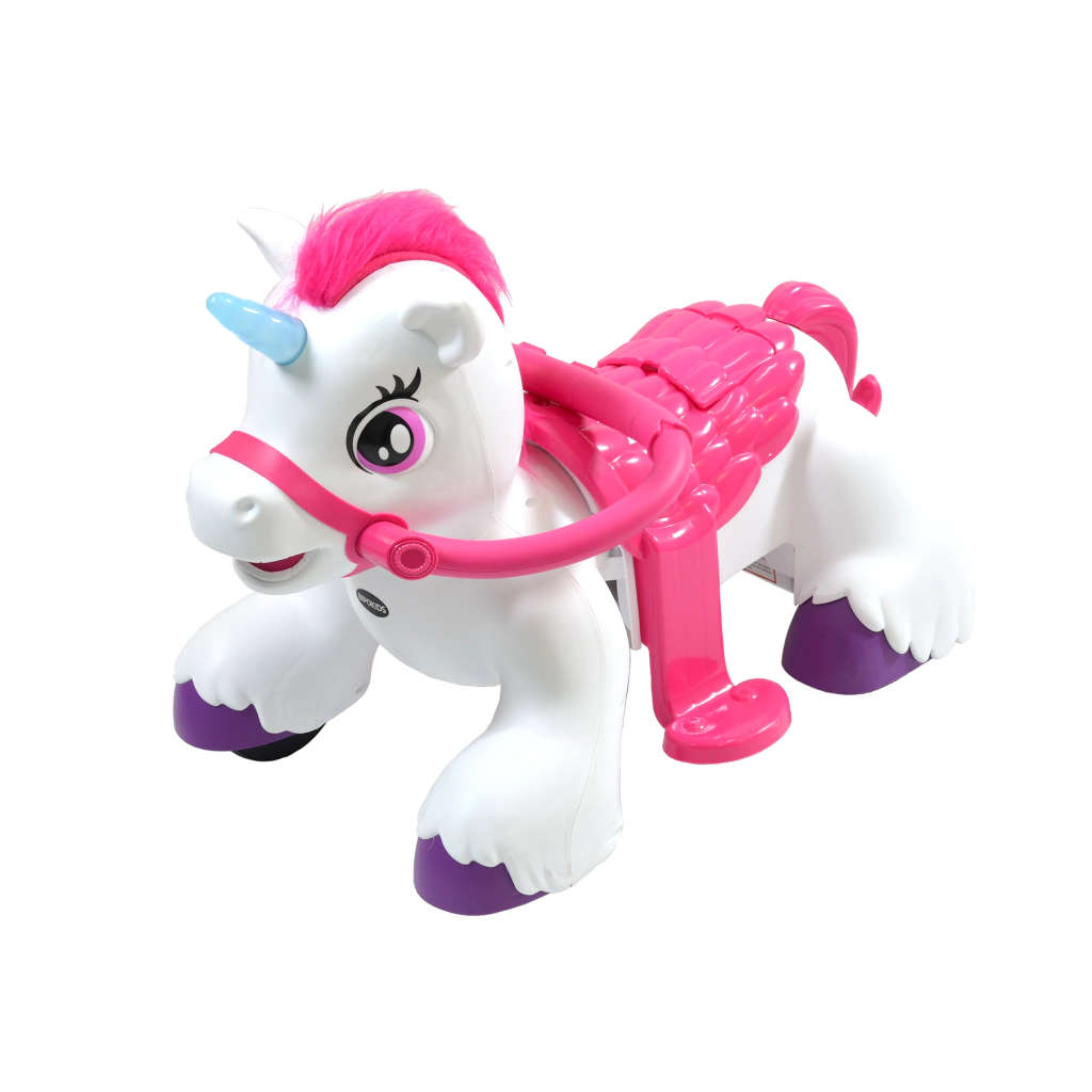 CABALLITO INTERACTIVO BIPOKIDS A BATERIA UNICORNIO MTA ALIVE