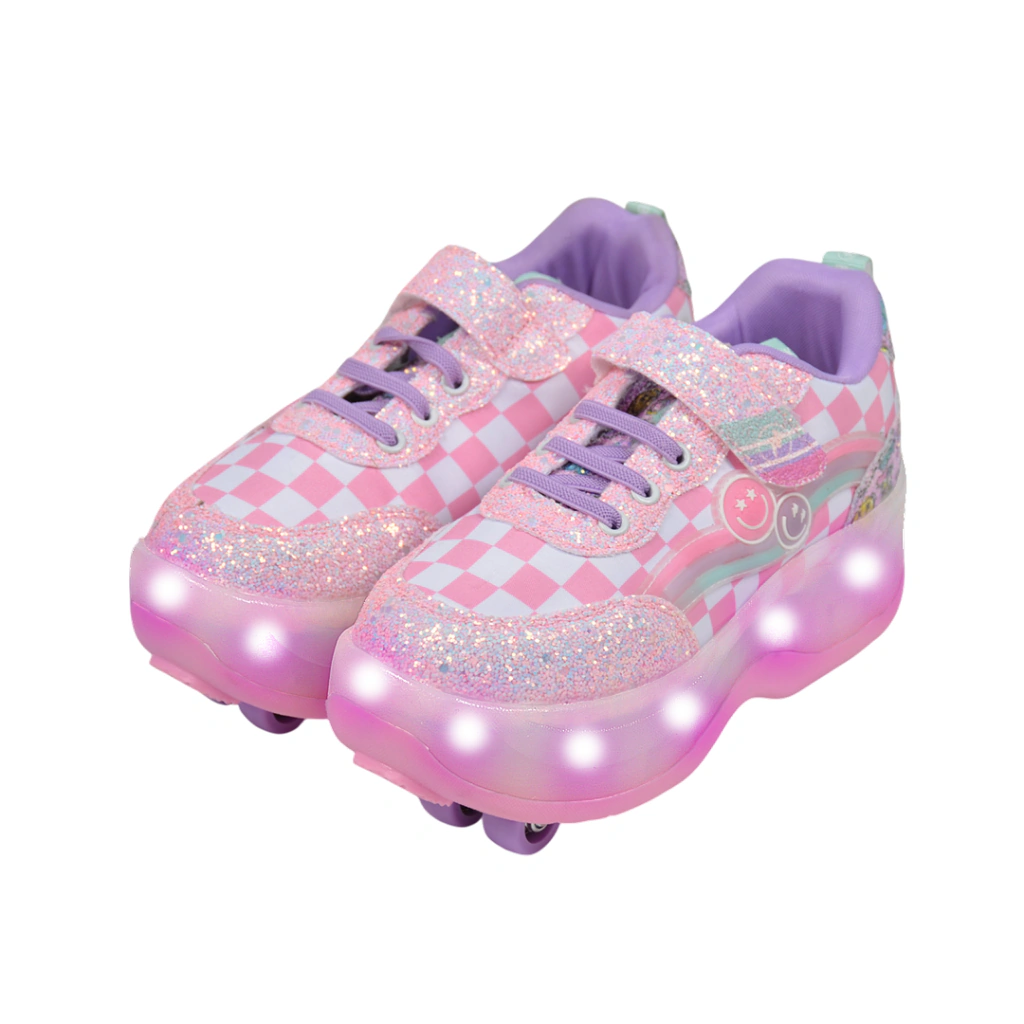 ZAPATILLAS CON RUEDAS BIPOKIDS Y LUCES RECARGABLES 