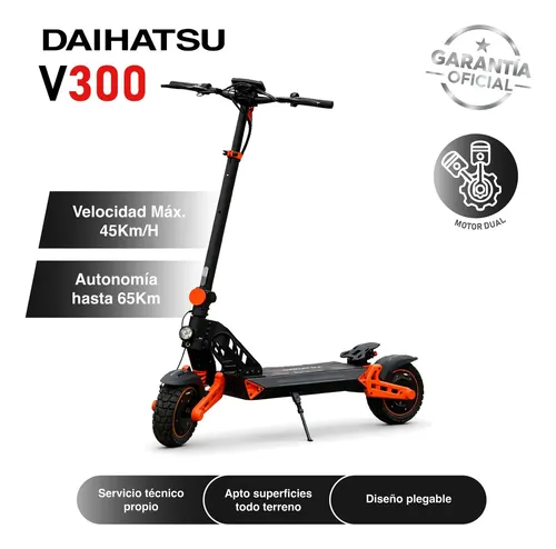MONOPATIN ELECTRICO DAIHATSU D-V300/BK 800W NEGRO