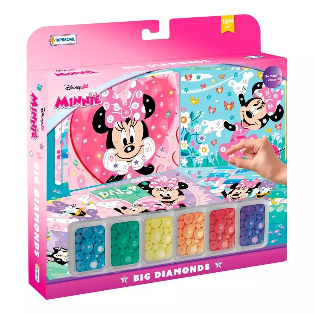 SET PARA DECORAR CON GEMAS JUMBO DIAMONDS ART MINNIE