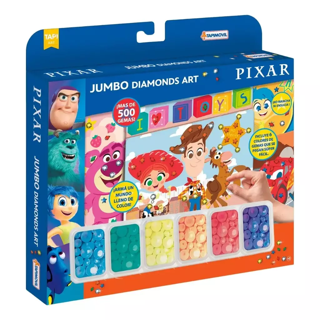 SET PARA DECORAR CON GEMAS JUMBO DIAMONDS ART TOY STORY