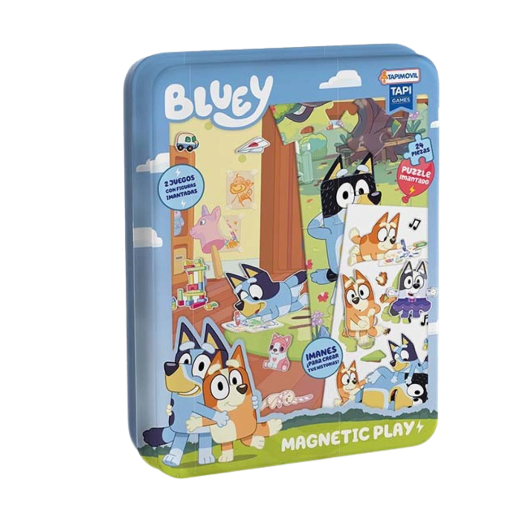 ROMPECABEZAS MAGNETICO 24 PIEZAS 2 EN 1 BLUEY 