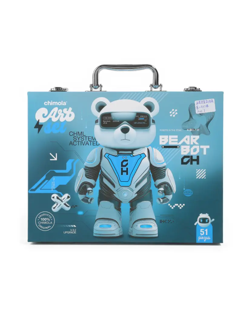 SET DE ARTE CHIMOLA CON MALETIN BEARBOT ST81