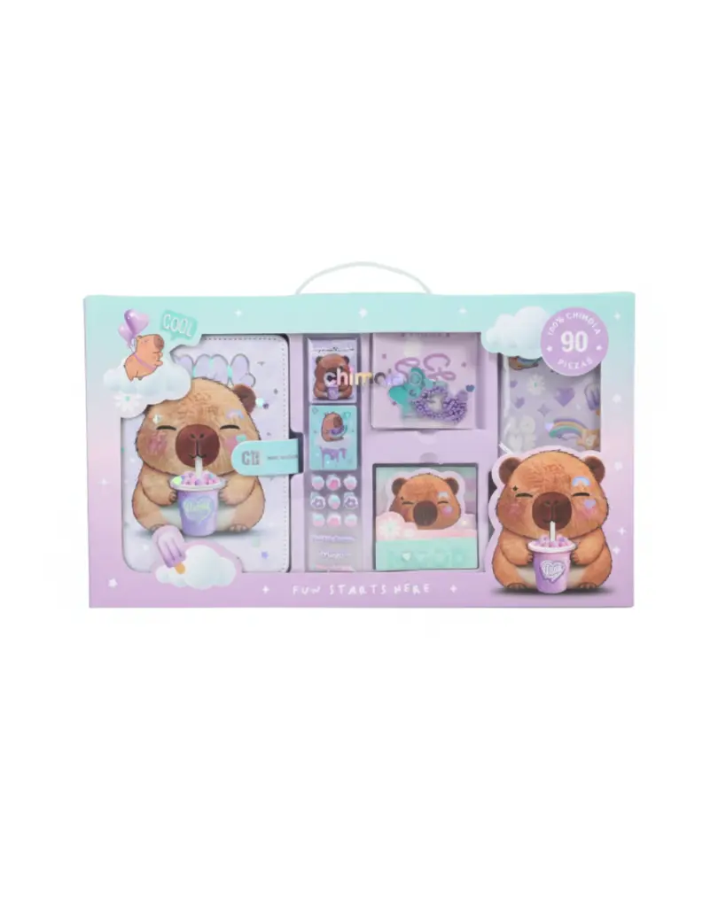SET CHIMOLA STATIONERY JOY CAPYBARA ST112