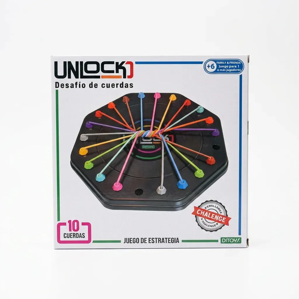 JUEGO DE MESA UNLOCK DITOYS DESAFIO DE CUERDAS 3044