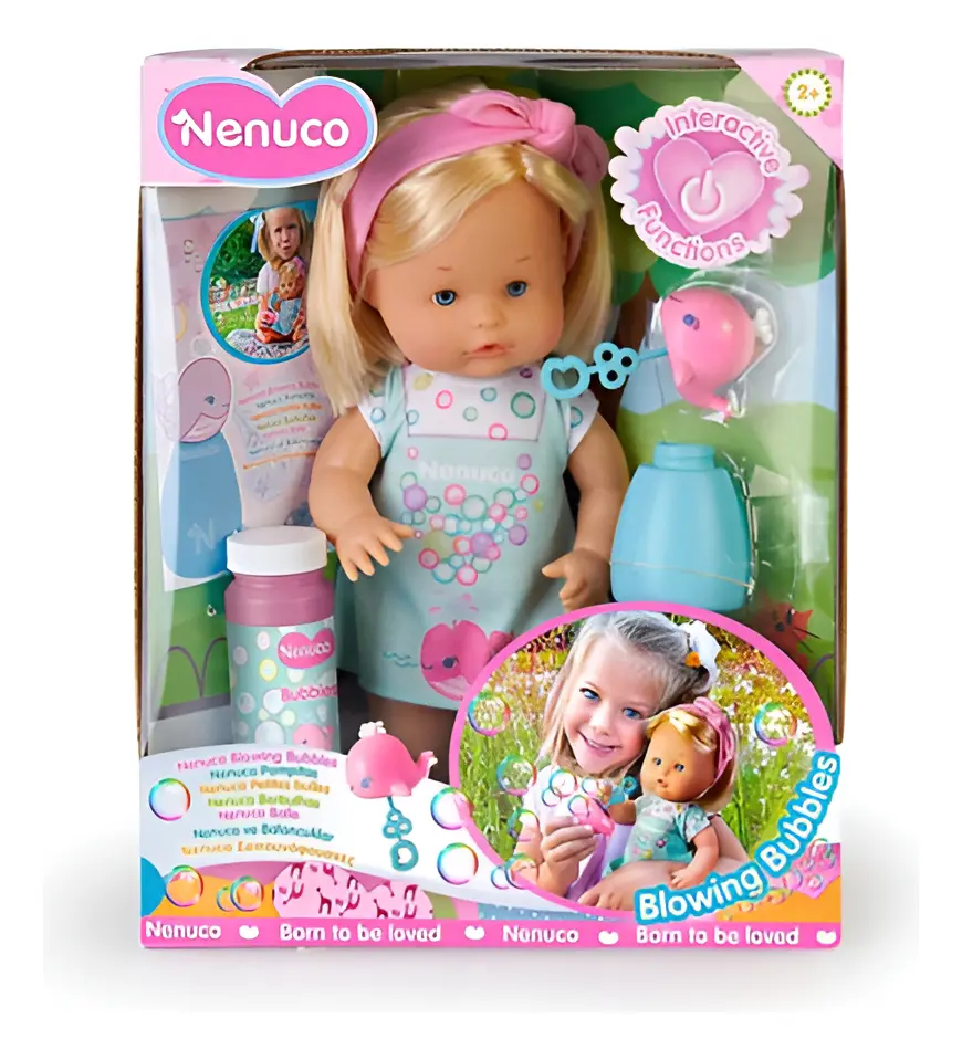 MUÑECA NENUCO BURBUJAS 35 CM CON ACCESORIOS