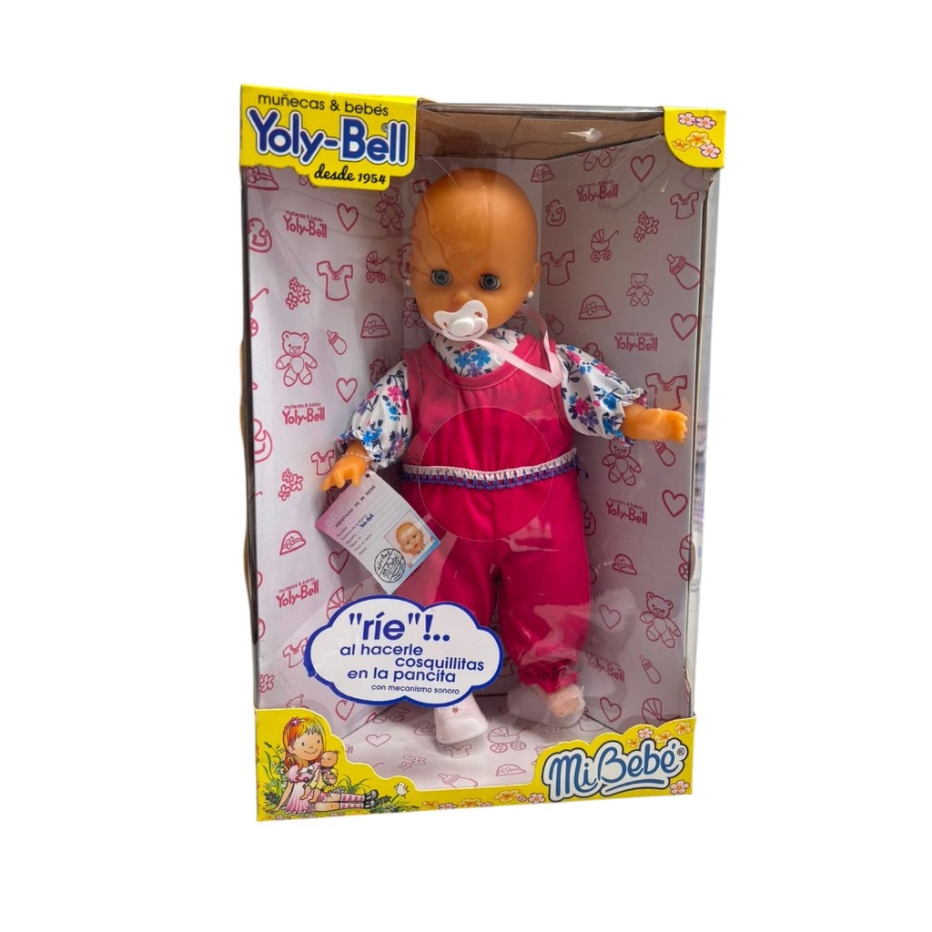 BEBE YOLI BELL CHICO RIE AL HACERLE COSQUILLAS 1251