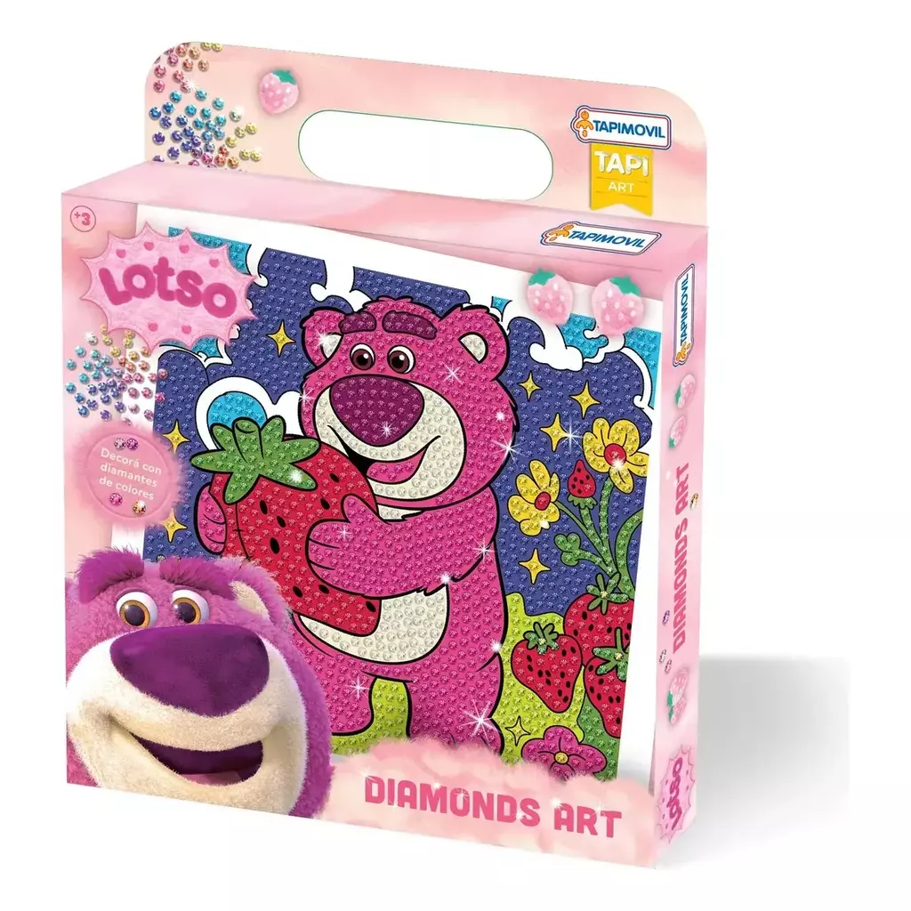 DIAMONDS ART KIT PARA DECORAR CON DIAMANTES LOTSO 1187