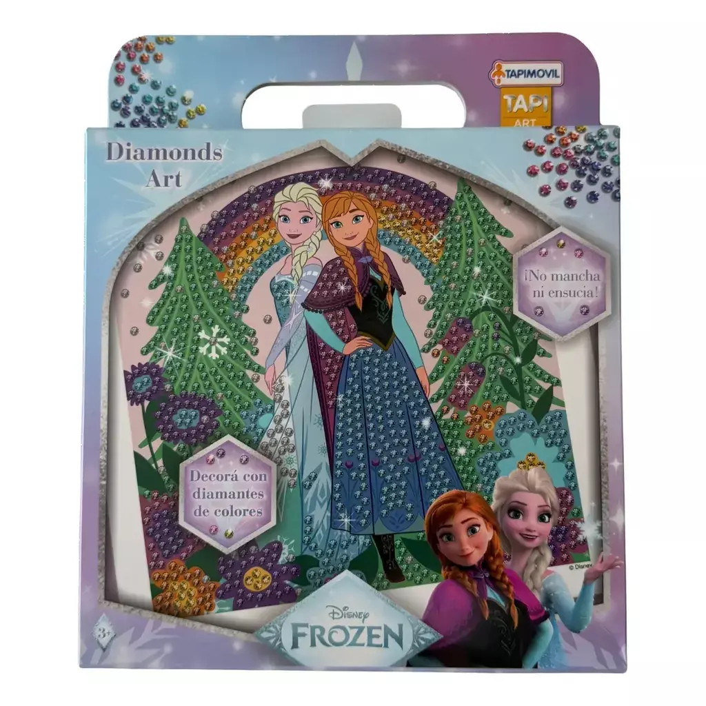 DIAMONDS ART KIT PARA DECORAR CON DIAMANTES FROZEN 7864