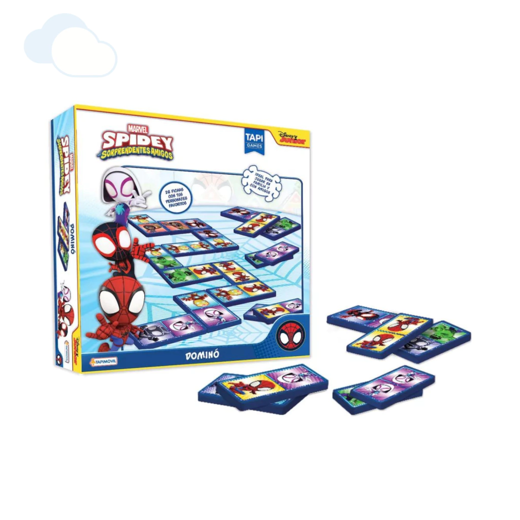 DOMINO CON PIEZAS GIGANTES DE PLASTICO SPIDEY 3320