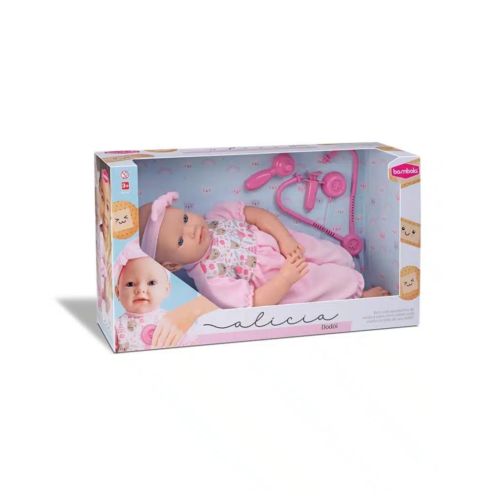 BEBE ALICIA DOCTORA CON ACCESORIOS 53 CM 766