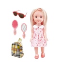 MUÑECA AGUS 33 CM CON MOCHILA Y ACCESORIOS BL9729