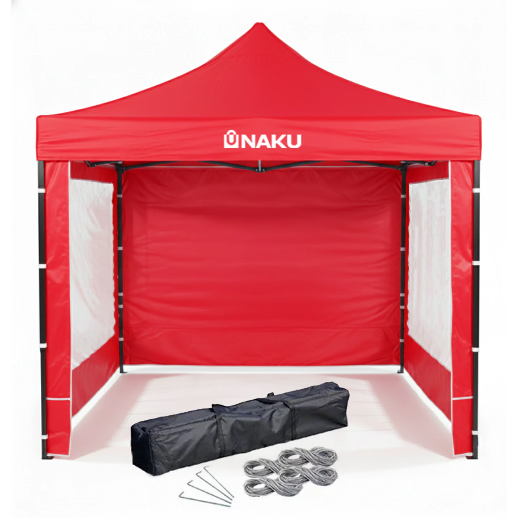 GAZEBO NAKU GZB-002R 3X3 PLEGABLE CON PAREDES 