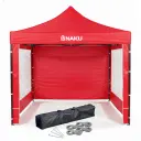 GAZEBO NAKU GZB-002R 3X3 PLEGABLE CON PAREDES 
