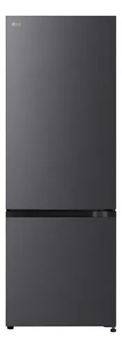 HELADERA LG VB33BPM 335L INVERTER CON FREEZER NEGRO MATTE 