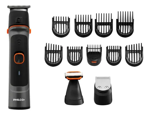 CORTADORA DE PELO Y BARBA PHILCO CB8875SE GROOMING KIT 12 ACC