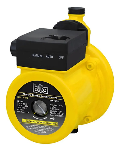 ELECTROBOMBA PRESURIZADORA 10BAR 12M 270W 191212