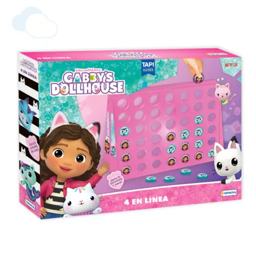 [34447201] JUEGO DE MESA 4 EN LINEA GABBY DOLLHOUSE 0980