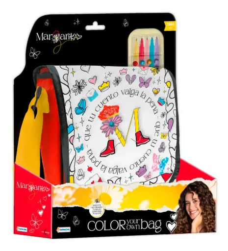 [34447204] BANDOLERA PARA COLOREAR Y DECORAR MARGARITA MAR06843