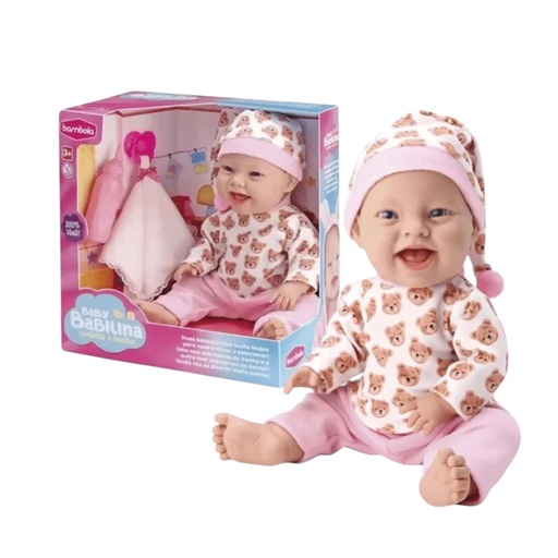 [34448256] BEBE BABILINA HORA DE LA SIESTA CON ACCESORIOS 34 CM 865