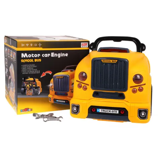 [34448285] MOTOR AUTOBUS ESCOLAR CON LUZ Y SONIDO BL129