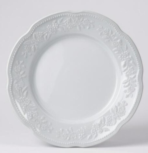 [11701109] PLATO POSTRE VERBANO MOZART 20 CM BLANCO P19MOBCO