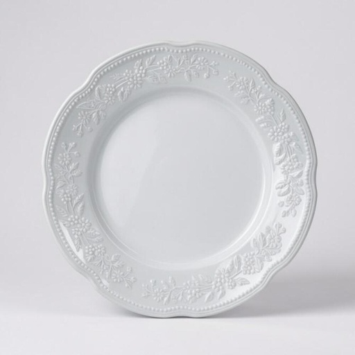 [11701140] PLATO PLAYO VERBANO MOZART 27 CM BLANCO PPMOBCO
