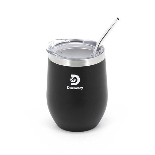 [11239040] MATE DISCOVERY 18497 350ML NEGRO CON BOMBILLA