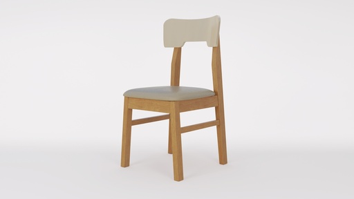 [14797140] SILLA INMACOL NORWAY RESPALDO CURVO TAPIZADO MIEL BEIGE145-1 