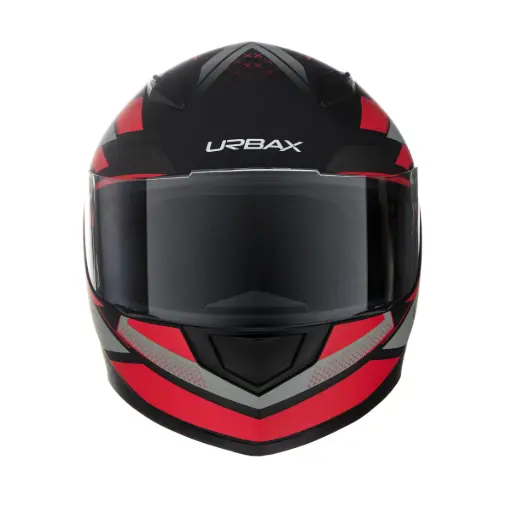 [04542008] CASCO URBAX 313 AVA SUPRA NEGRO ROJO MATE TALLE S UBX103130633.S