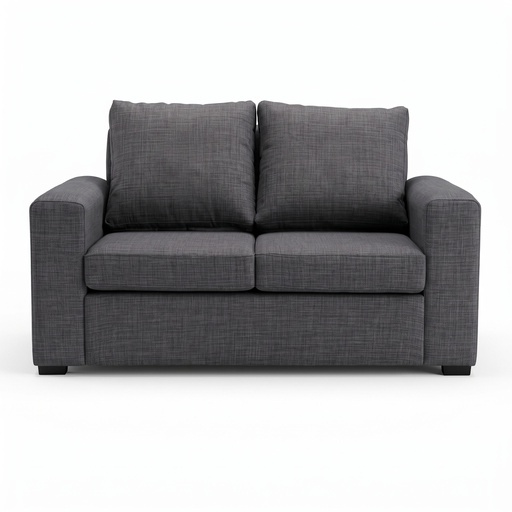 [14798070] SOFA FIDEL 2 CUERPOS 160x85 LINO GRAFITO