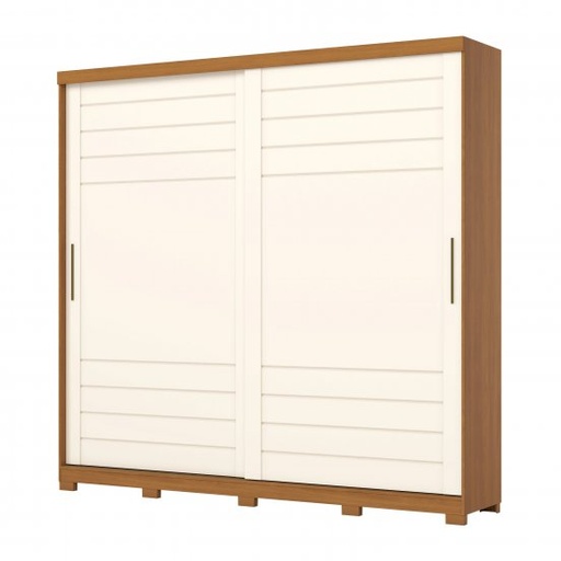 [14761030] ROPERO HENN CAYMAN D337-221 2 PUERTAS CINAMOMO/OFF WHITE 